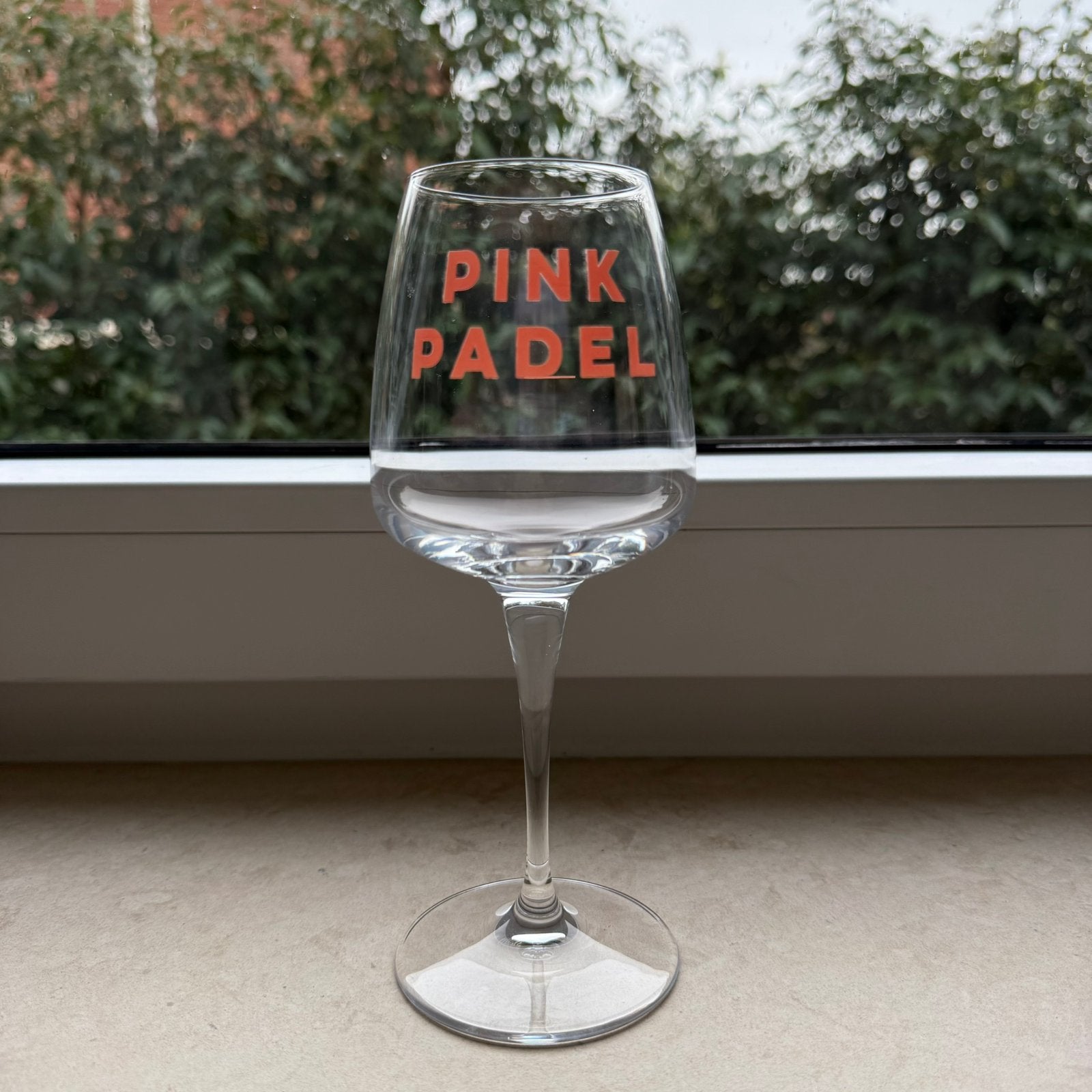 Verres à vin Pink Padel, Enlèvement ou Envoi, Comme neuf
