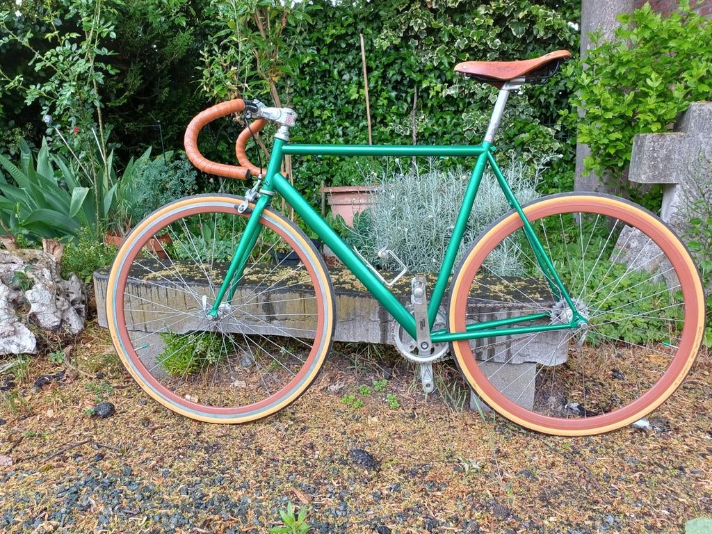 Fixed gear fiets, Fietsen en Brommers, Ophalen, Gebruikt, Velgrem