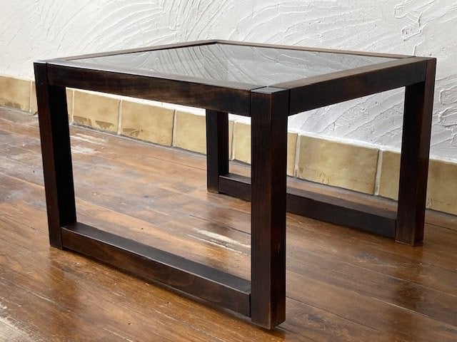 Vintage salontafel rookglas 1960-1970 (Deens), Huis en Inrichting, Ophalen, Gebruikt, Deens, Minder dan 50 cm