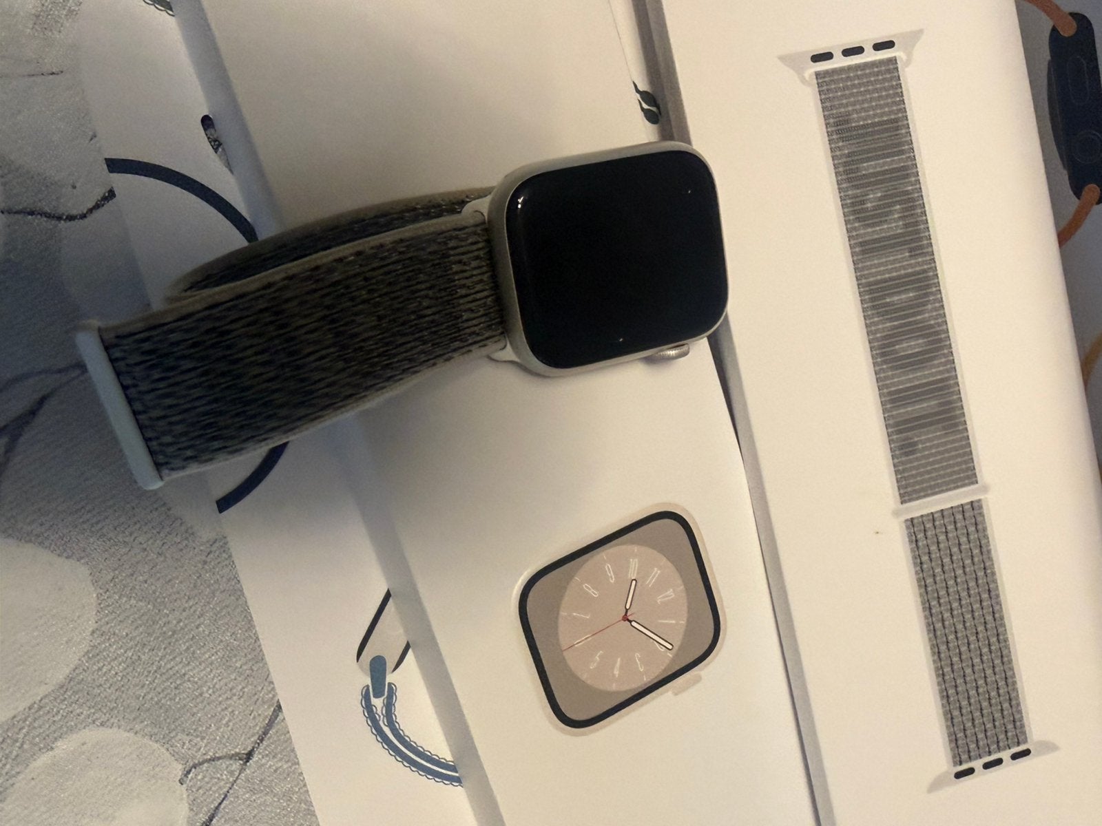Apple watch series 8 45mm case gps+cellular, Handtassen en Accessoires, Ophalen, Gebruikt, Stappen, IOS