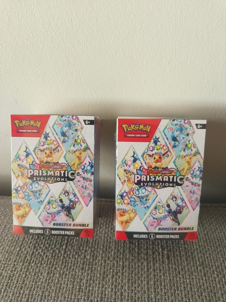 Pokémon Prismatic Evolutions Booster Bundle 6 packs sealed, Hobby en Vrije tijd, Verzamelkaartspellen | Pokémon, Nieuw, Booster