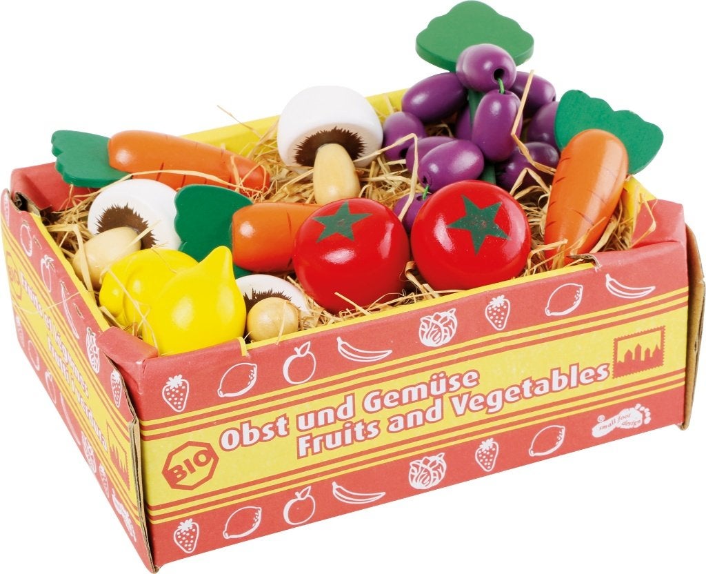 Boîte à légumes en bois pour kitchenette pour enfants, Enlèvement ou Envoi, Neuf, Bois, Accessoires de cuisine de jeu