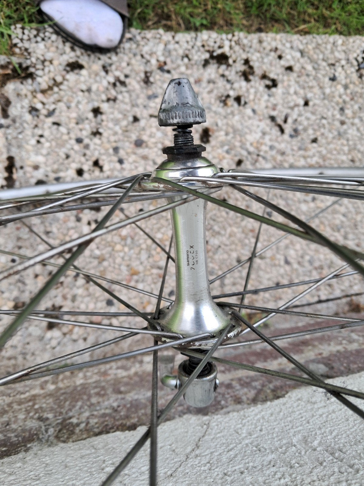 Racefiets voorwiel, Fietsen en Brommers, Ophalen of Verzenden, Gebruikt, Aluminium