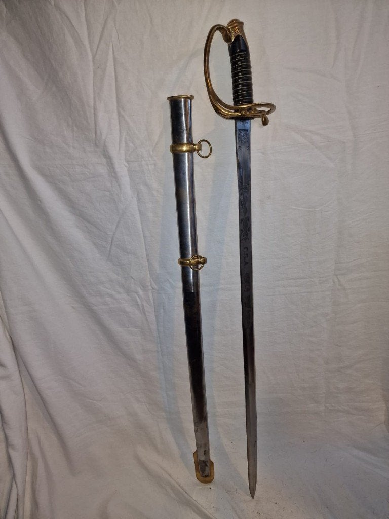 Sabel US CSA model 1860, Ophalen, Landmacht, Zwaard of Sabel