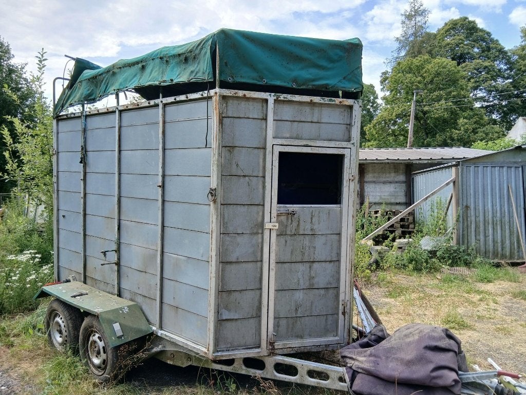 Van pour chevaux à réhabiliter, Enlèvement, Utilisé, Autres matériaux, Remorque 1 cheval