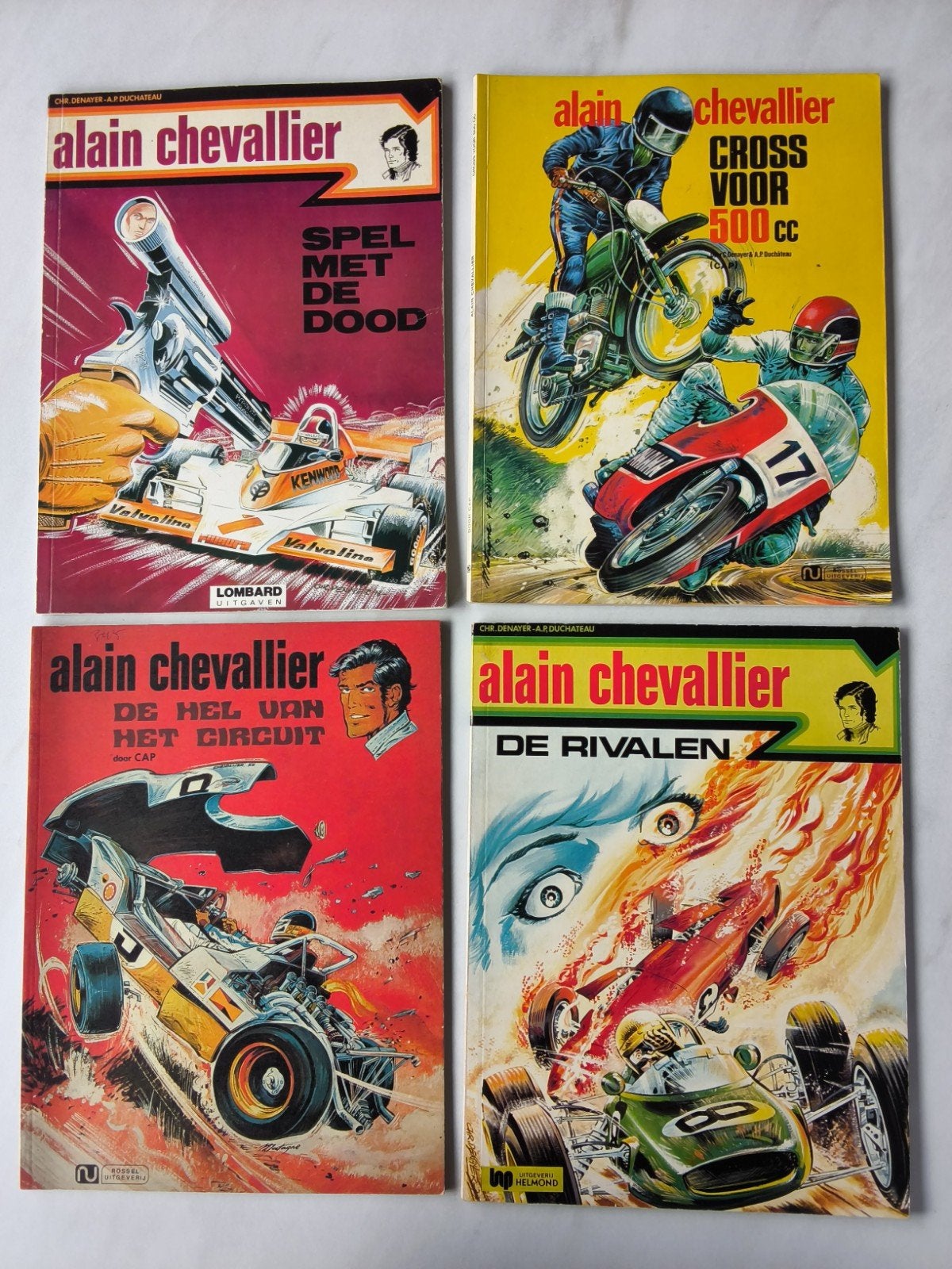 17X alain chevalier complete hoofdreeks vanaf 1973 + special, Denayer / Duchateau, Ophalen of Verzenden, Zo goed als nieuw, Meerdere comics