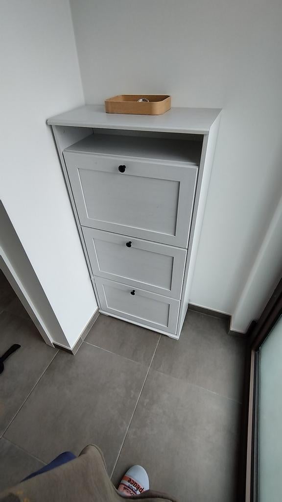Schoenenkast met 3 vakken, Ophalen