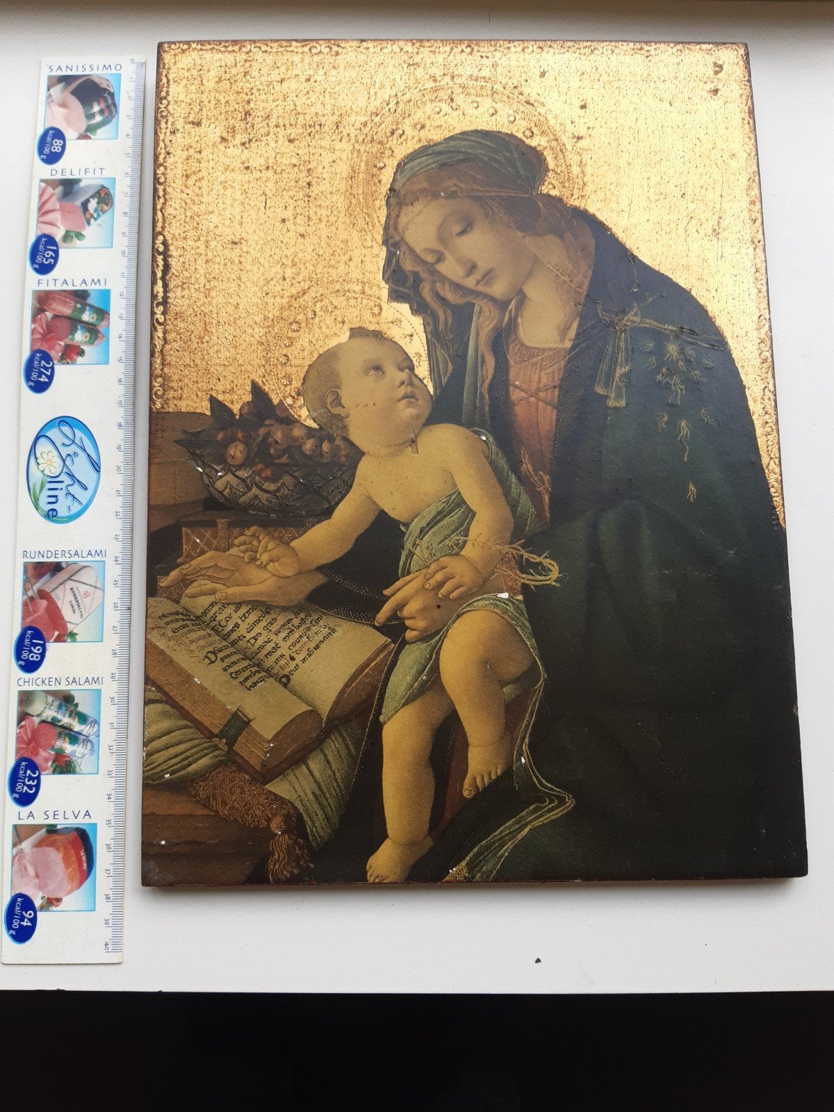 ikoon botticelli op hout..italie, Antiek en Kunst, Ophalen
