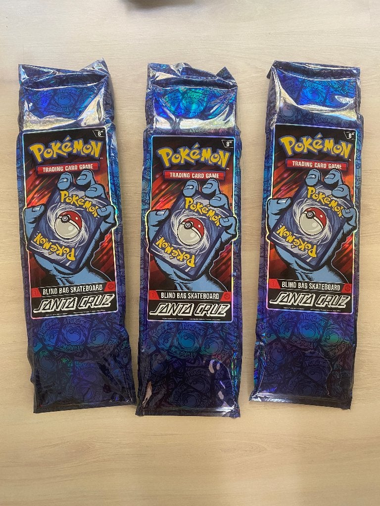 Limited Edition Pokémon TCG Santa Cruz Blind Bag Decks 2026, Sport en Fitness, Ophalen of Verzenden, Nieuw, Skateboard