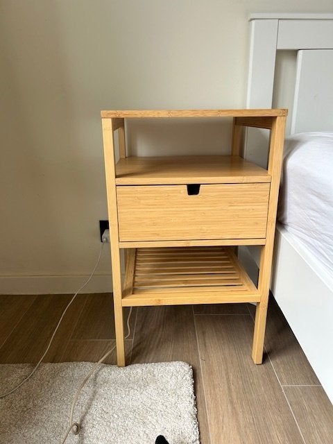 nachtkastjes (x2), Comme neuf, Moins de 45 cm, Enlèvement, 55 à 70 cm