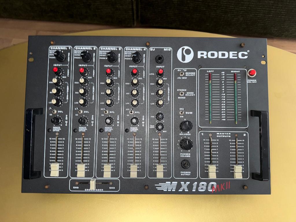 Rodec MX180 MK2 - renouvelé, Enlèvement ou Envoi, Comme neuf, 5 à 10 canaux, Entrée micro