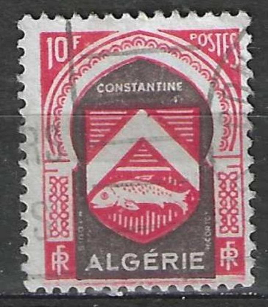 Algerije 1948 - Yvert 270 - Wapenschild Constantine (ST), Verzenden, Gestempeld