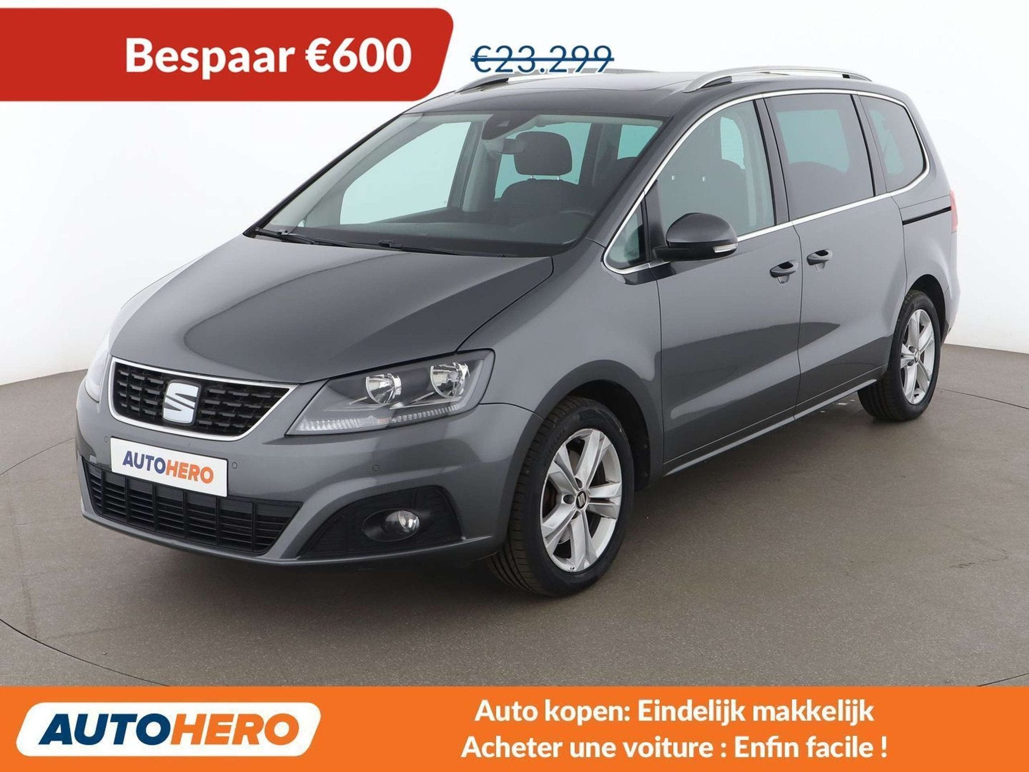 SEAT Alhambra 1.4 TSI Xcellence (bj 2019), Auto's, Seat, Voorwielaandrijving, Stof, Gebruikt, 7 zetels