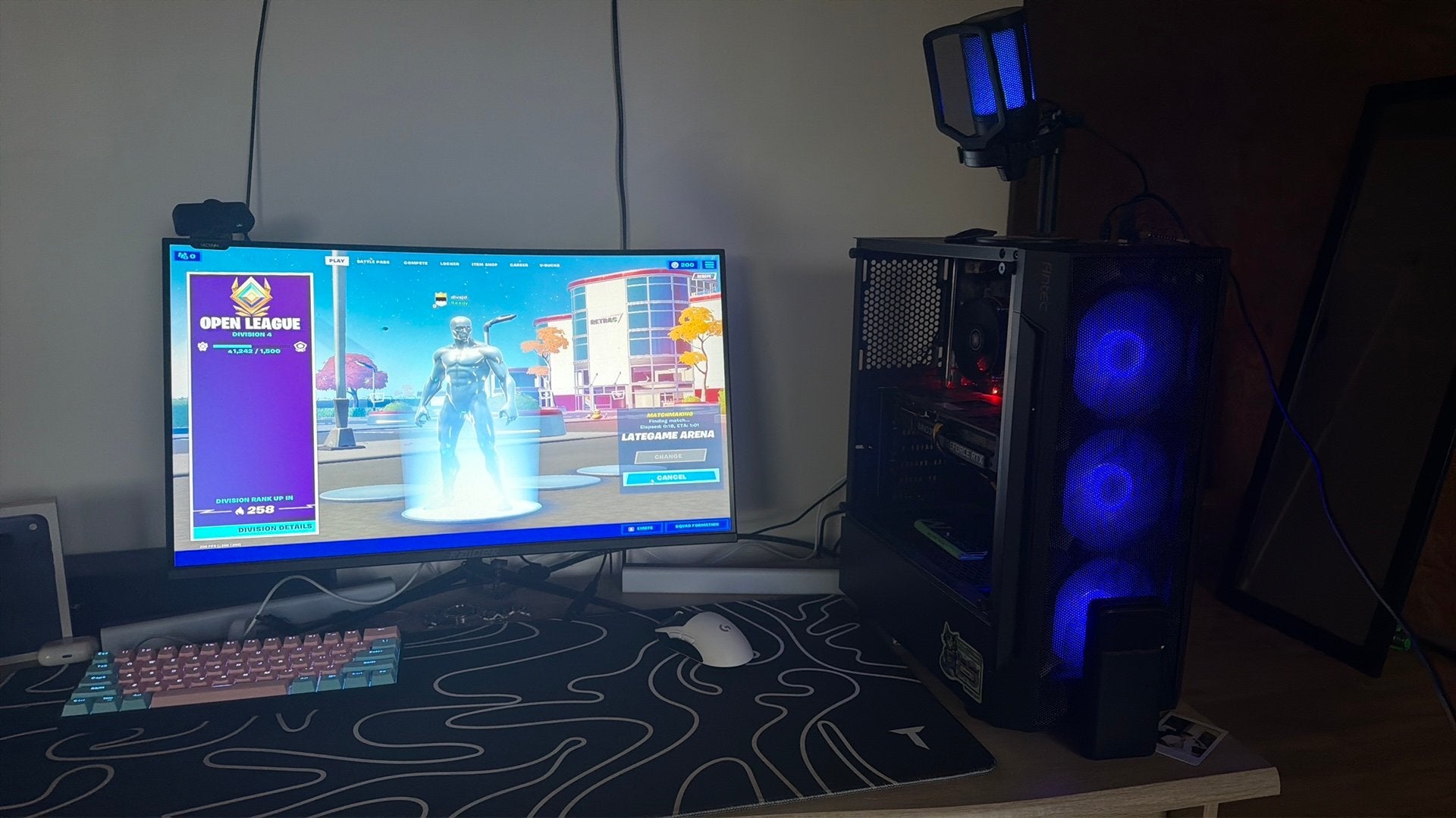configuration de jeu, Informatique & Logiciels, Ordinateurs de bureau, Enlèvement, Comme neuf, Avec carte vidéo, Gaming