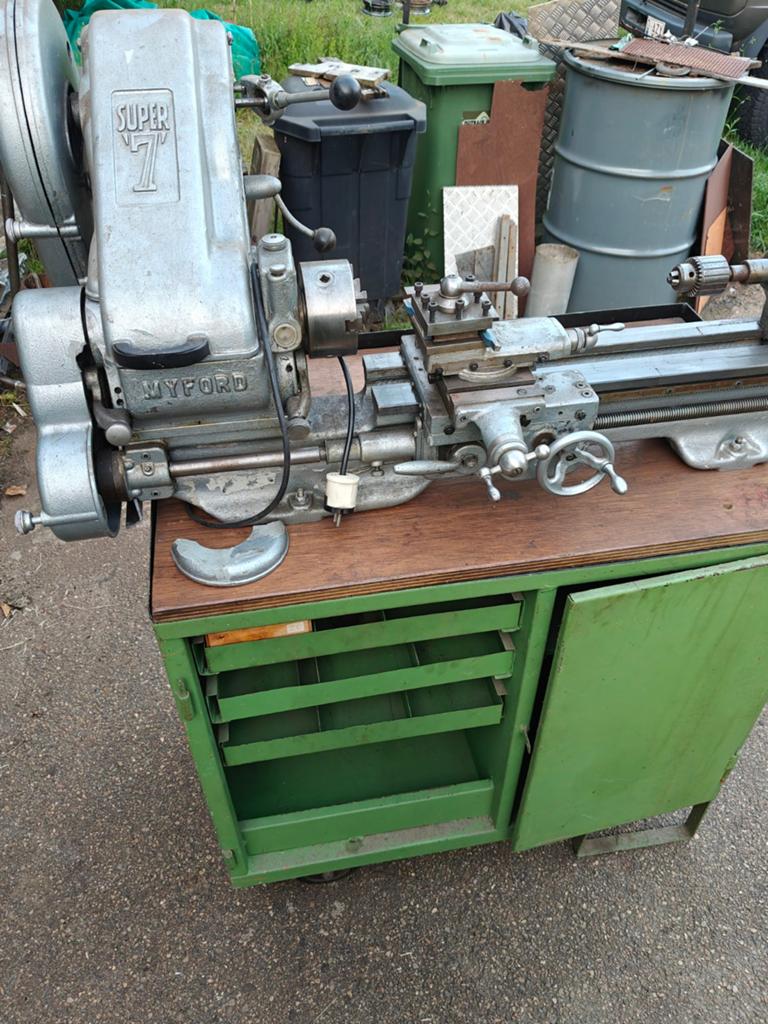 Mayford super 7 draaibank., Bricolage & Construction, Tours, Enlèvement