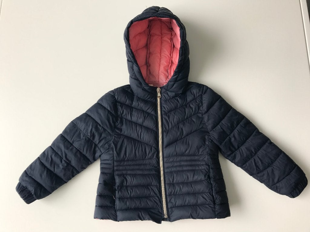 Doudoune bleue taille 104 de la marque MANGO, Enlèvement ou Envoi, Mango, Comme neuf, Fille
