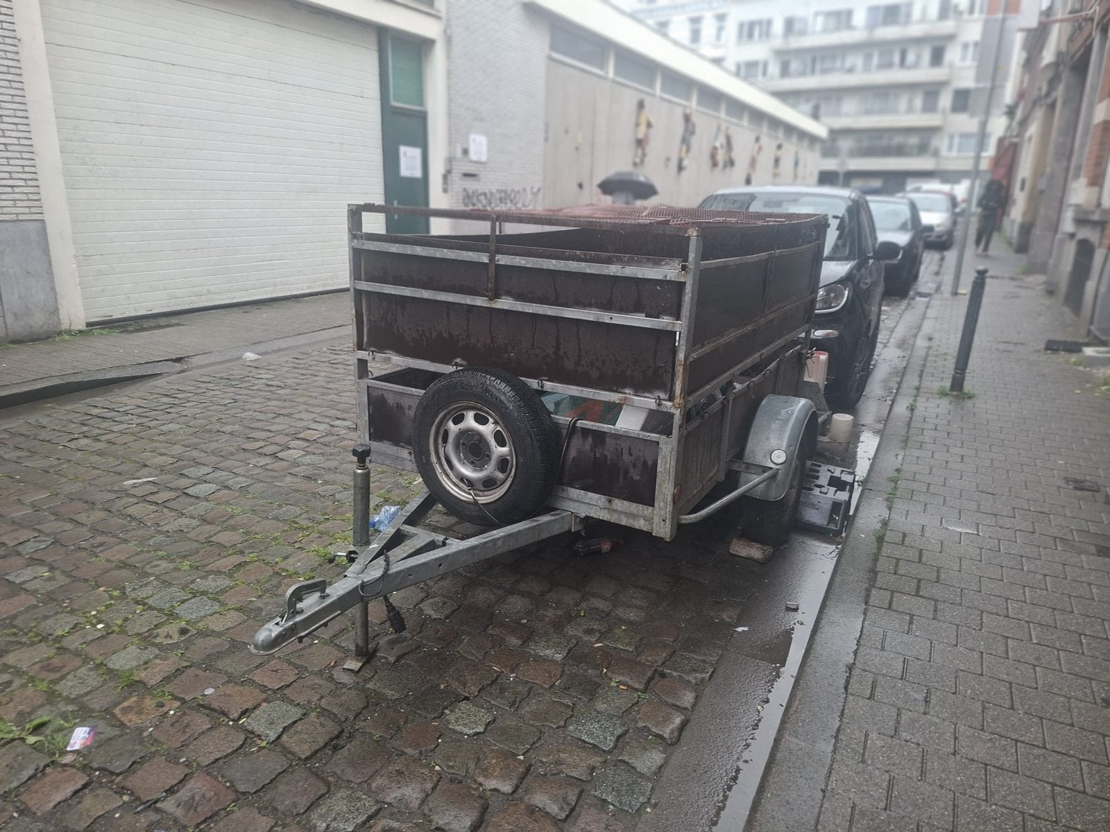 Aanhangwagen van 2,5 m - 800 kg, Ophalen, Gebruikt