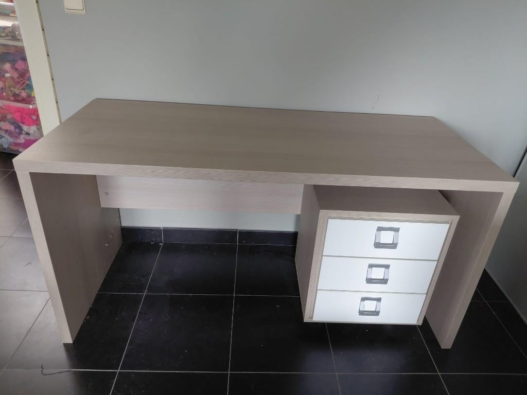 bureau met ladeblok op wieltjes, Huis en Inrichting, Ophalen