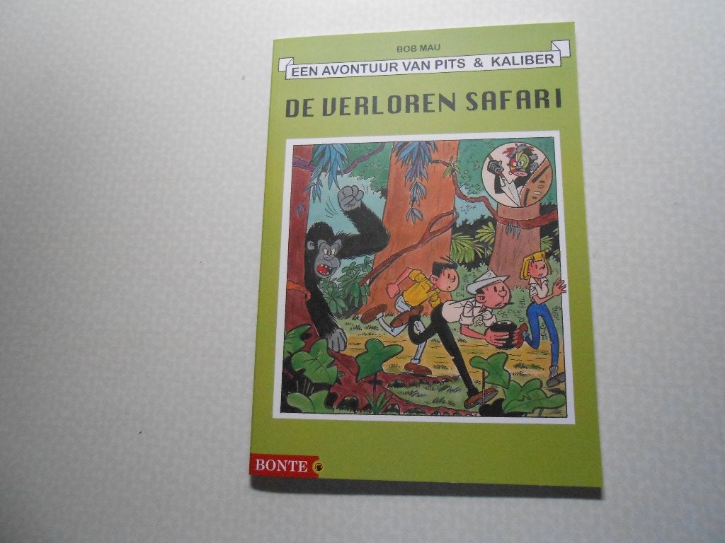 Pits en kaliber De verloren safari 2014 1 ste druk van, Boeken, Stripverhalen, Bob Mau, Eén stripboek, Nieuw, Ophalen of Verzenden