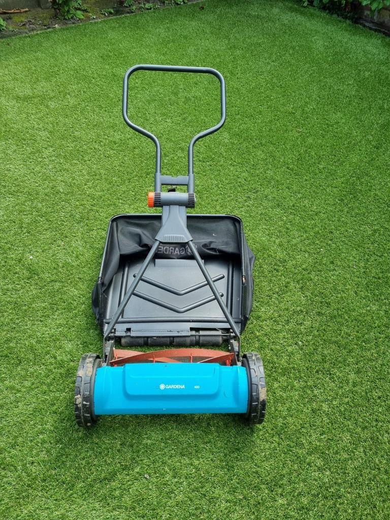 Gardena grasmaaier,kooimesmaaier, Tuin en Terras, Kooimesmaaier, Ophalen