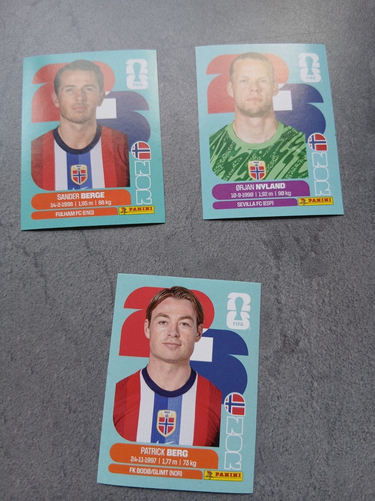 panini fcw2026 NOR, Ophalen