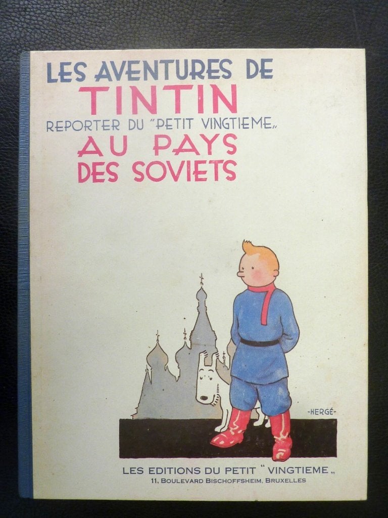 Tintin Reporter du Petit Vingtième au pays des Soviets 1981, Enlèvement ou Envoi, Tintin, Comme neuf, Livre ou Jeu