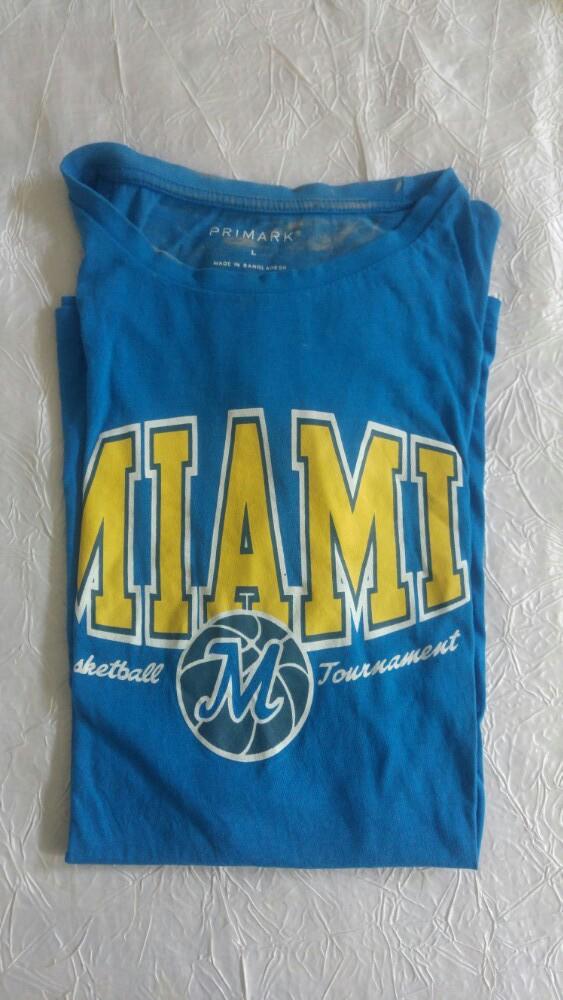 Vintage T-shirt homme Taille L bleu miami primark, Vêtements | Hommes, T-shirts, Enlèvement ou Envoi, Porté, Bleu