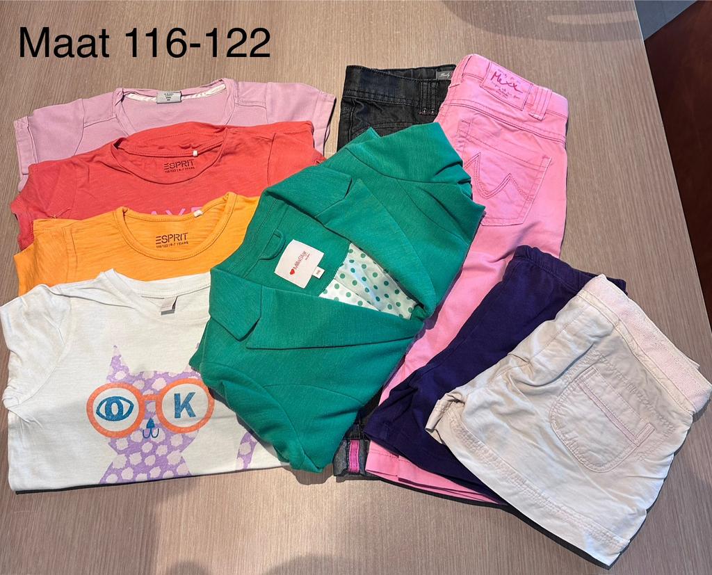 Pakket meisjeskledij 116-122, Ophalen, Gebruikt, Maat 116