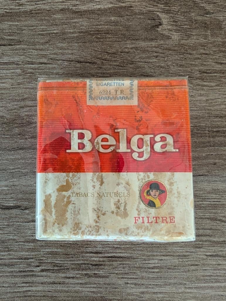 Paquet cigarettes Belga Belgique ancien sous cello, Ophalen of Verzenden, Zo goed als nieuw, Overige typen
