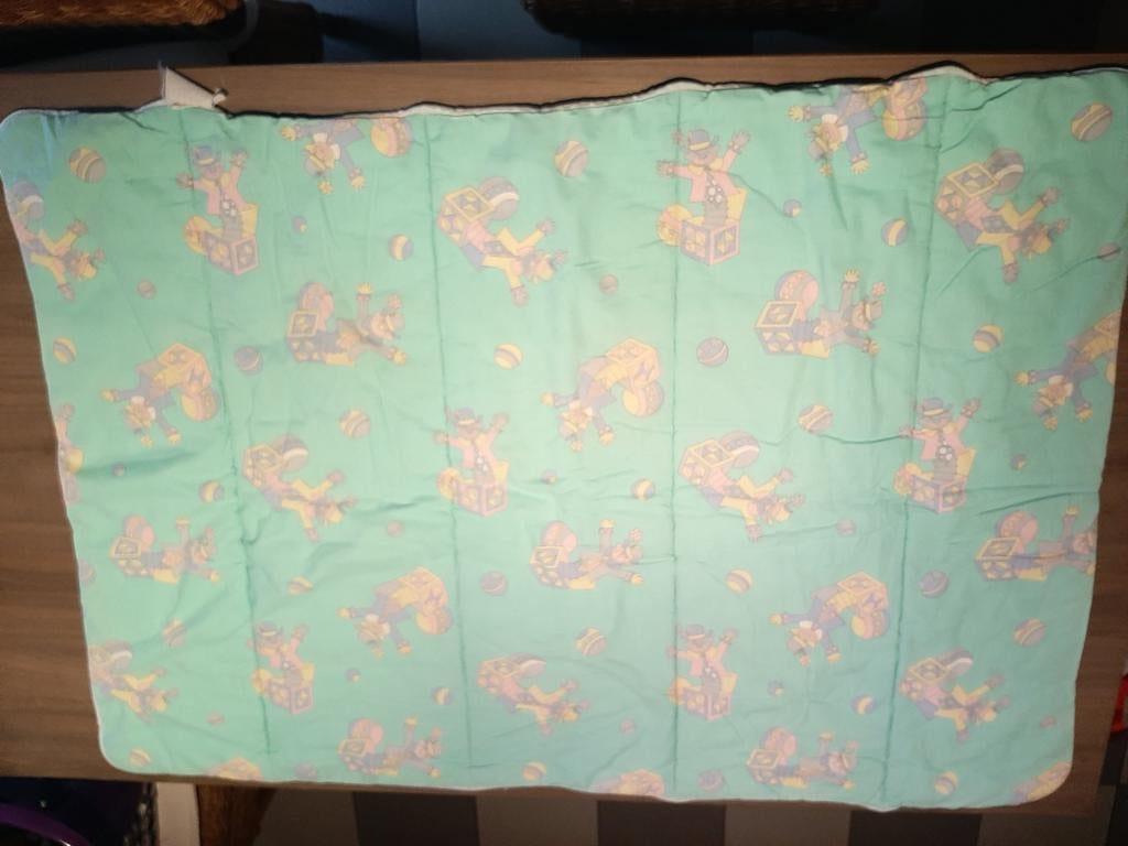 Baby dekbed clown 130 x 90, Ophalen, Zo goed als nieuw