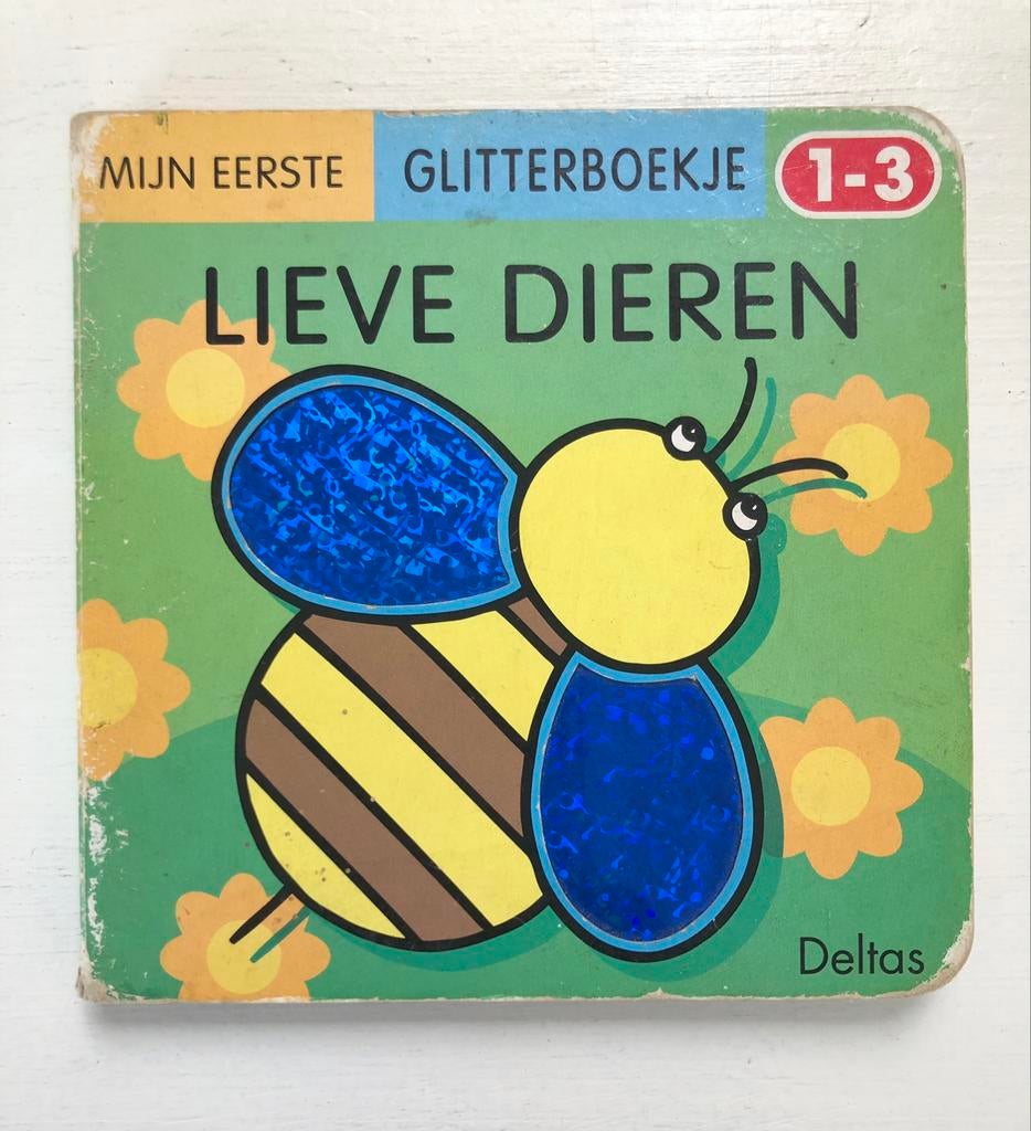 Lieve dieren Mijn eerste glitterboekje 1-3 jaar Deltas, Boeken, Kinderboeken | Baby's en Peuters, Ophalen of Verzenden, Gelezen