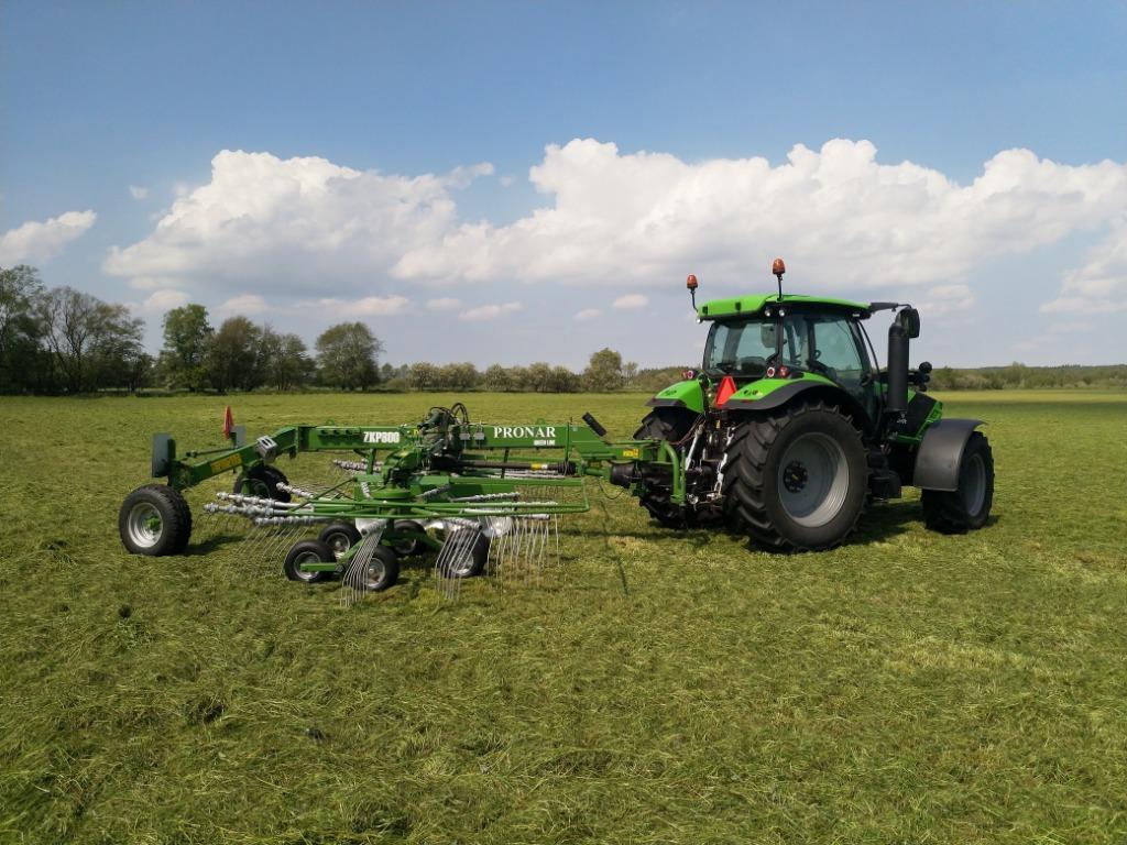 Pronar ZKP 800 dubbele hark grijs, Zakelijke goederen, Ophalen