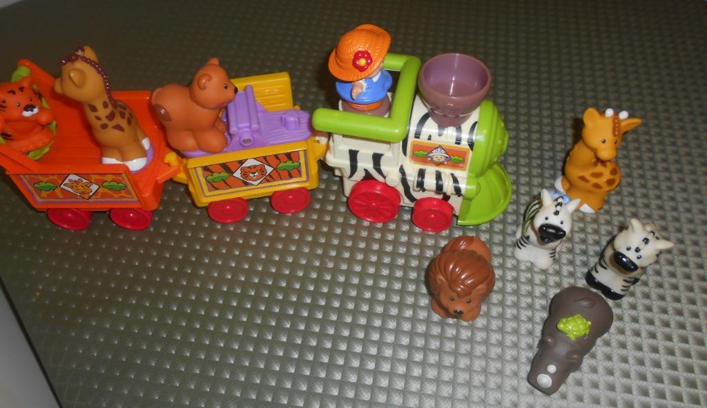 Fischer Price Little People Grote  Trein met extra dieren, Enlèvement ou Envoi, Comme neuf, Set de jeu, Sonore