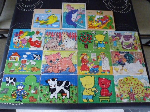 kinderpuzzels, Ophalen, 10 tot 50 stukjes, 2 tot 4 jaar, Van hout