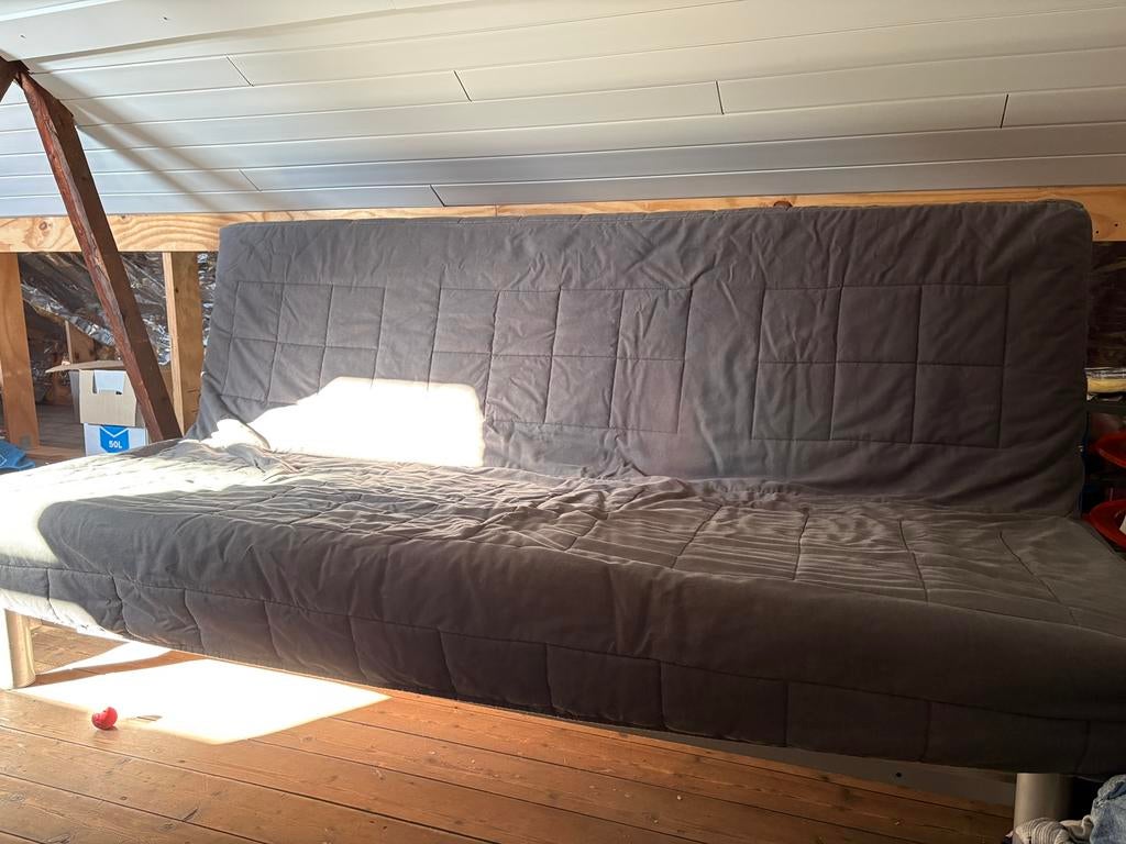 Zetelbed, Ophalen, Gebruikt, Blauw, Tweepersoons