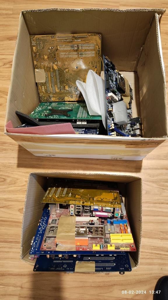 Cartes mères Intel et AMD - socket Core2Duo et Core2Quad 775, Enlèvement, Utilisé, Intel