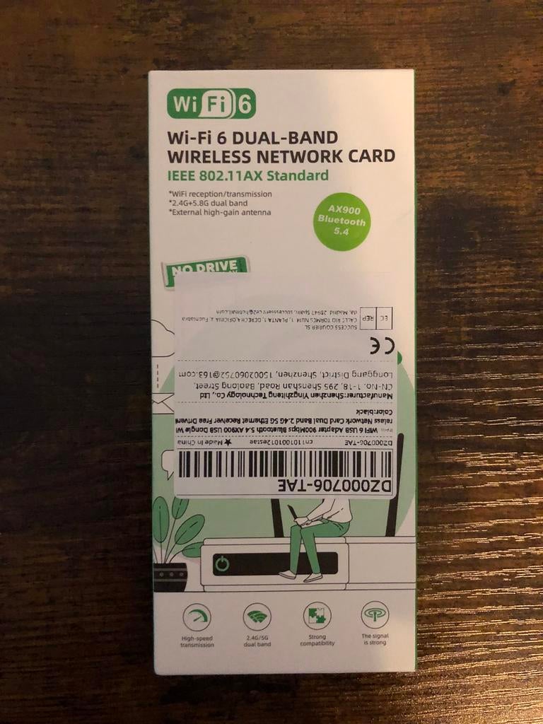 WiFi 6 Bluetooth 5.4 USB dongle, Ophalen of Verzenden, Nieuw