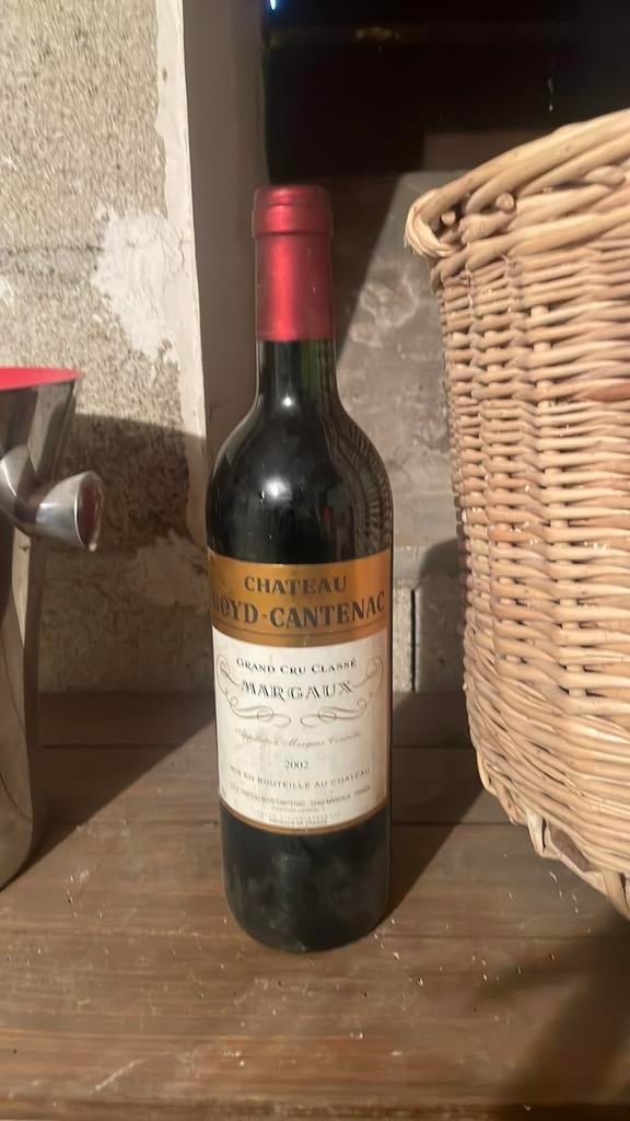 Château Boyd Cantenac 2002, Ophalen of Verzenden, Zo goed als nieuw, Rode wijn