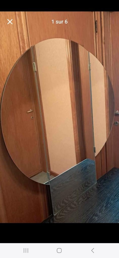 Vintage spiegeldrieluik, Huis en Inrichting, Ophalen