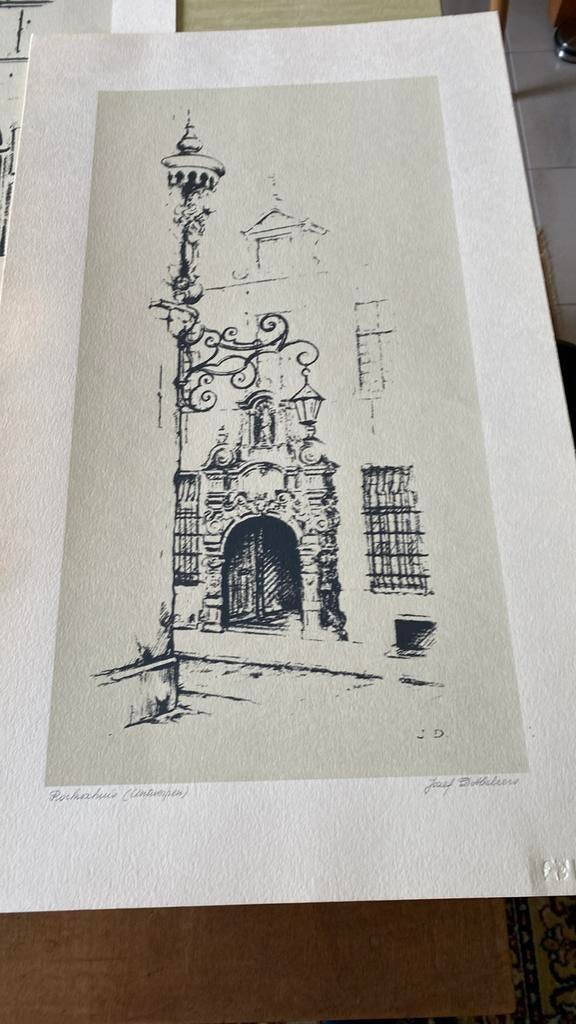 Pentekening Antwerpen, Enlèvement
