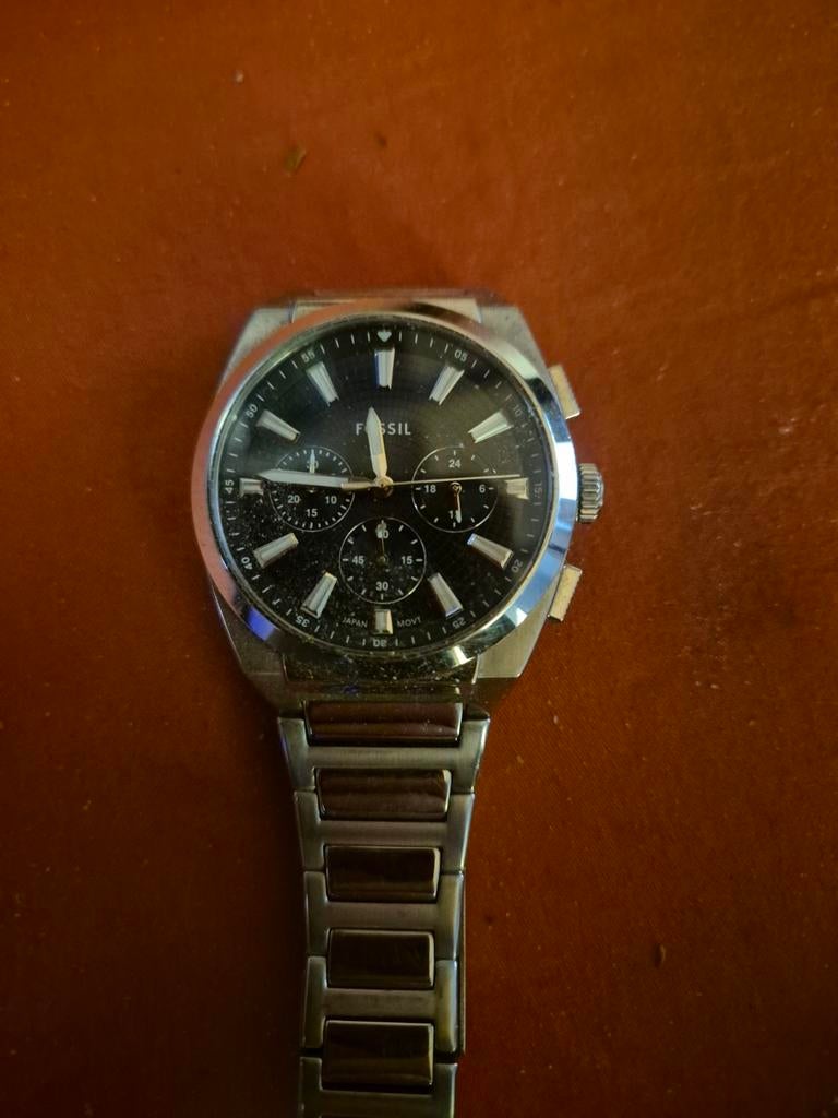 Fossil zo goed als nieuw geen funbeidingen, Handtassen en Accessoires, Horloges | Heren, Ophalen of Verzenden