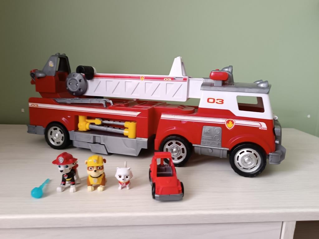 Camion de pompiers Paw Patrol, Enfants & Bébés, Jouets | Véhicules en jouets, Enlèvement