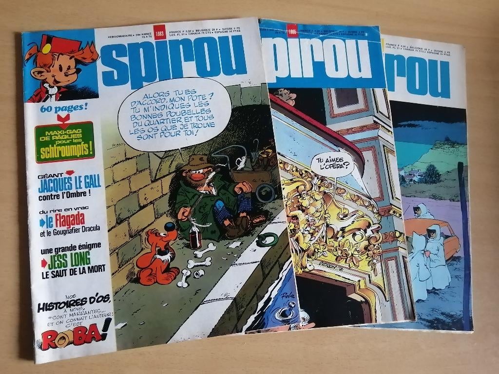 Lot 3 Spirou magazine de 1976, Livres, Enlèvement ou Envoi