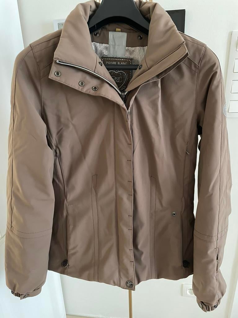 Dikke winterjas, Bruin, Zo goed als nieuw, Poivre Blanc, Ophalen