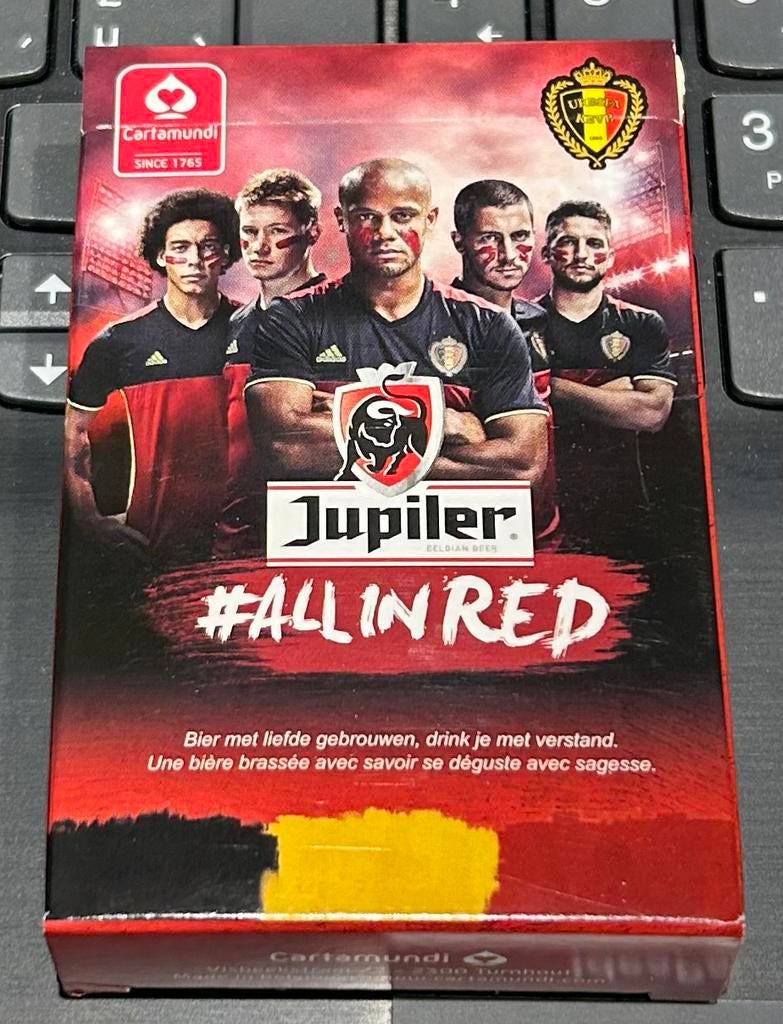 Kaartspel Rode duivels - #All in red, Ophalen of Verzenden, Nieuw