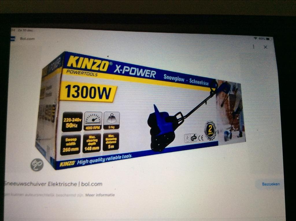 Sneeuwblazer.   KINZO , nieuw!..1300 w., Tuin en Terras, Ophalen of Verzenden, Nieuw