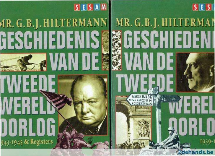 geschiedenis  van de  tweede  wereldoorlog. hiltermann, Boeken, Geschiedenis | Nationaal, Gelezen, Ophalen of Verzenden