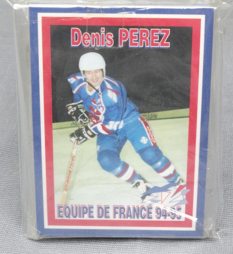 94-95 Equipe de France Hockey s/glace set cartes scellé, Collections, Envoi, Neuf, Cartes de joueur