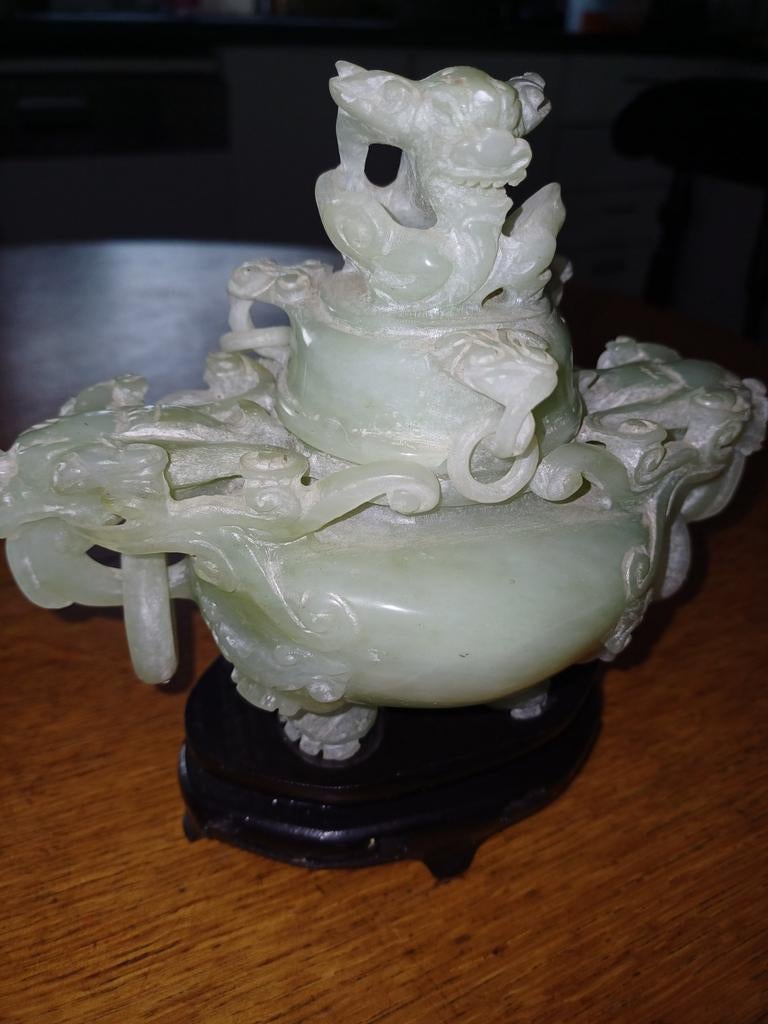 Jade reukpot uit China, Antiquités & Art, Enlèvement
