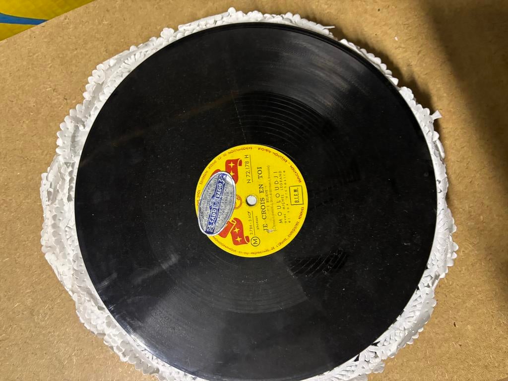 Partij van 20tal 78-toerenplaten – Frans&Italiaans - in orde, Cd's en Dvd's, Vinyl | Dance en House, Ophalen, Zo goed als nieuw